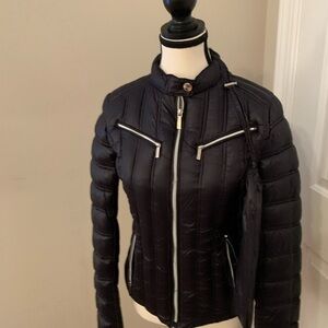 Laundry By Shelli Segal Black Puffer Jacket